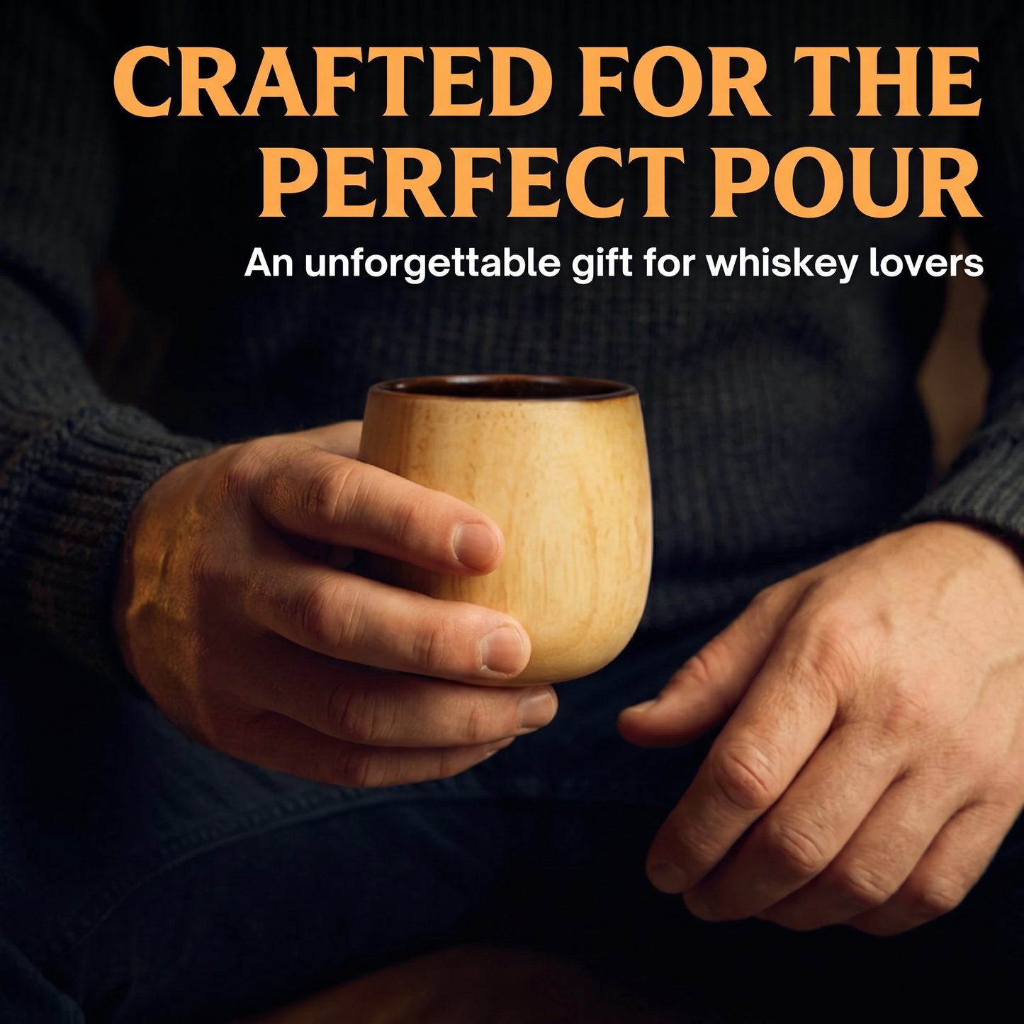 OakForge Charred Wooden Bourbon Glass™